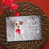 フェスティバルバークス |ペットの写真のホリデーカード シーズンカード