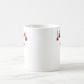 フェスティバルパインツリークリスマスギフトforコーヒー愛好家 コーヒーマグカップ (中央)