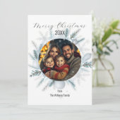 フェスティバルパインブランズボーブルフォトクリスマス シーズンカード (スタンド正面)