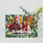 フェスティバルパインブランズボーブルフォトクリスマス シーズンカード (スタンド正面)