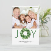 フェスティバルパインブランチリースクリスマス4写真 シーズンカード (スタンド正面)