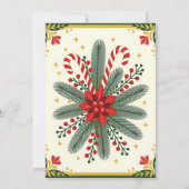 フェスティバルパインブランチ赤ベリークリスマスパーティー 招待状 (裏面)