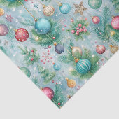 フェスティバルパステルクリスマスツリーオーナメントホリーベリー 薄葉紙 (詳細)