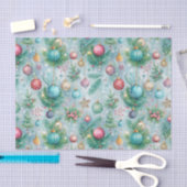 フェスティバルパステルクリスマスツリーオーナメントホリーベリー 薄葉紙 (クラフト)