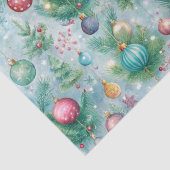 フェスティバルパステルクリスマスツリーオーナメントホリーベリー 薄葉紙 (詳細)