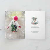 フェスティバルパステルミント&ピンククリスマスチャリス カード (内部)