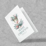 フェスティバルパステルミント&ピンククリスマスチャリス カード<br><div class="desc">このフェスティバルミントとピンクのチャリスファンシーガラスとクリスマスシンボル、メリークリスマスタイポグラフィ、およびパーソナル化可能な文字。</div>