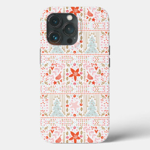 フェスティバルパステルメリークリスマスホリデー iPhone 13 PROケース