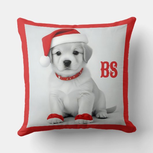 フェスティバルパップインクリスマスコスチューム – ホリデービベス クッション (裏面)