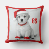 フェスティバルパップインクリスマスコスチューム – ホリデービベス クッション (正面)