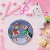 フェスティバルパフィン紙プレート ペーパープレート (パーティー)