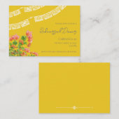 フェスティバルパペルピカドリハーサルディナー招待状 ノートカード (正面/裏面)