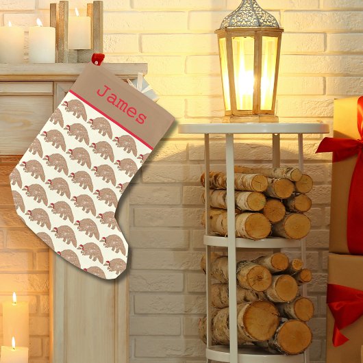 フェスティバルパンゴリン絶滅危惧種動物名 スモールクリスマスストッキング