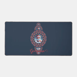 フェスティバルパーソナライズされたかわいいキツネ装飾曼荼羅 デスクマット