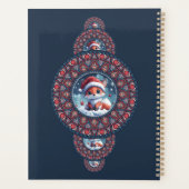 フェスティバルパーソナライズされたかわいいキツネ装飾曼荼羅 プランナー手帳 (裏面)