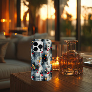 フェスティバルパーソナライズされたの果実と雪片 Case-Mate iPhone 14 PROケース