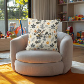 フェスティバルパーソナライズされたクリスマスの名前と引用文 クッション