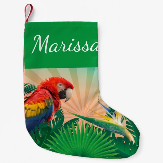フェスティバルパーソナライズされたクリスマスオロ スモールクリスマスストッキング (正面)