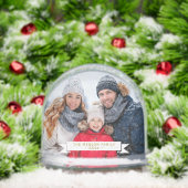 フェスティバルパーソナライズされたフル2家族の写真 (クリスマス)