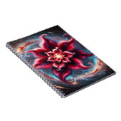 フェスティバルパーソナライズされたフローラポインセチア銀河系 ノートブック (右側)