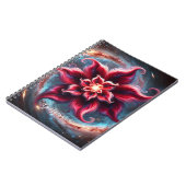 フェスティバルパーソナライズされたフローラポインセチア銀河系 ノートブック (左側)