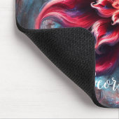 フェスティバルパーソナライズされたフローラポインセチア銀河系 マウスパッド (コーナー)