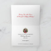 フェスティバルパーソナライズされたホームフォーザホリデーズ不動産仲介業者 サンキューカード (内部)