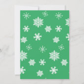 フェスティバルパーソナライズされた格言ホリデークリスマス カード (裏面)