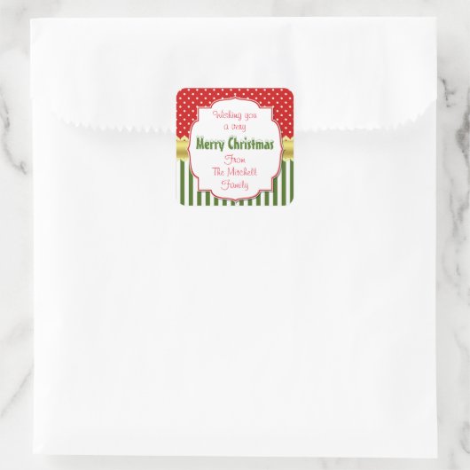 フェスティバルパーソナライズされた スクエアシール (バッグ)