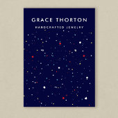 フェスティバルパーティーイヤリングジュエリー表示カード 名刺