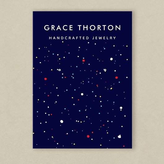 フェスティバルパーティーイヤリングジュエリー表示カード 名刺