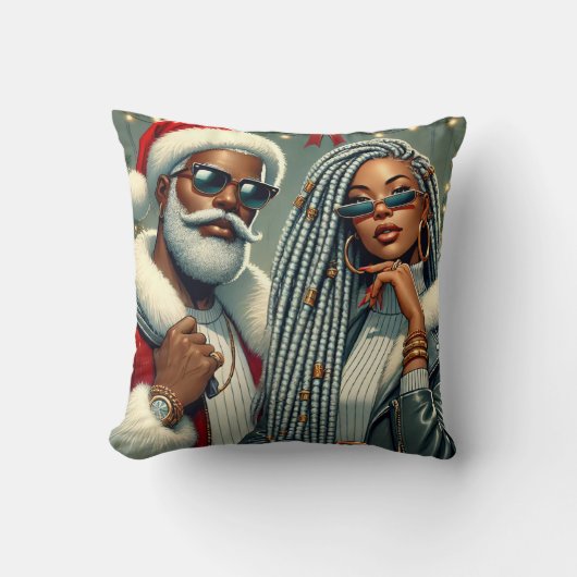 フェスティバルパーティーサンタ クッション (正面)
