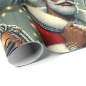 フェスティバルパーティーサンタ ラッピングペーパー (ロールコーナー)