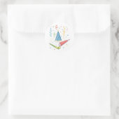 フェスティバルパーティーハットとNoisemakers ラウンドシール (バッグ)