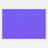 フェスティバルパープルスノーフレーククリスマスツリー ラッピングペーパーシート (正面2)