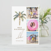 フェスティバルパームツリーメレカリキマカハワイアン写真 シーズンカード (スタンド正面)