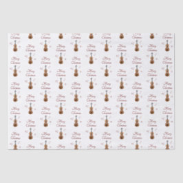 フェスティバルビオリンミュージカルクリスマススノーフレーク 薄葉紙