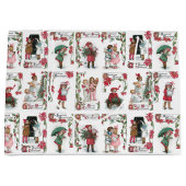 フェスティバルビクトリアンの子（クリスマス挨拶あり） ラージペーパーバッグ (正面)