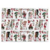 フェスティバルビクトリアンの子（クリスマス挨拶あり） ラージペーパーバッグ (裏面)