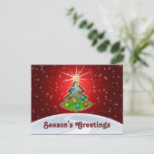 フェスティバルビジネスのクリスマスグリーティングポストカード シーズンポストカード (スタンド正面)