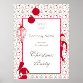 フェスティバルビジネスクリスマスパーティーへようこそ ポスター (正面)