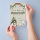 フェスティバルビジネスホリデーイベントマーケティング チラシ (ハンドル)