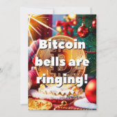 フェスティバルビットコインクリスマスカード シーズンカード (正面)