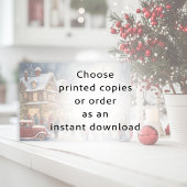 フェスティバルビレッジウィンタースノークリスマス シーズンカード