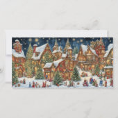 フェスティバルビレッジクリスマスグリーティングカード3枚 シーズンカード (裏面)