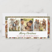 フェスティバルビレッジクリスマスグリーティング3フォトコラージュ シーズンカード (正面)