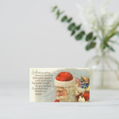 フェスティバルビンテージクリスマスサンタ 名刺 (スタンド正面)