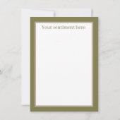 フェスティバルビンテージクリスマスツリーの子供を追加気持ち ノートカード (裏面)