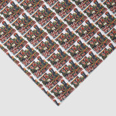 フェスティバルビンテージクリスマストレインタイルホリデー  薄葉紙 (詳細)