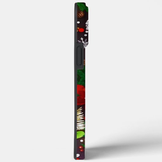 フェスティバルビンテージクリスマス植物林 Case-Mate iPhoneケース (裏面 / 右)